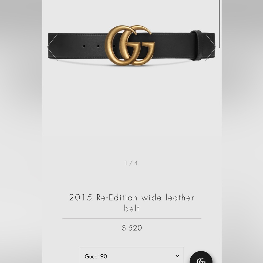 Gucci belts re-edition, 2015